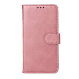 EIDERWOOD iPhone 17 Faux Leather Flip Case with Wallet & Strap - Pink