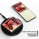 EIDERWOOD Motorola Razr 60 Ultra Hard Plastic Glitter Case - Yellow