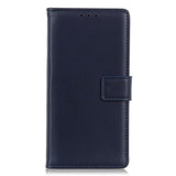 Nokia G60 Leather Wallet Case & Kickstand - Blue