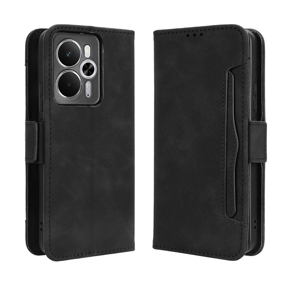 Realme 14 (5G) / 14T (5G) EIDERWOOD Faux Leather Flip Case with Card Holder – Black