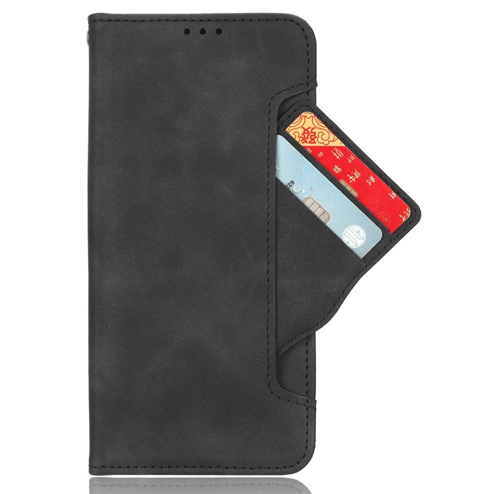 Realme 14 (5G) / 14T (5G) EIDERWOOD Faux Leather Flip Case with Card Holder – Black