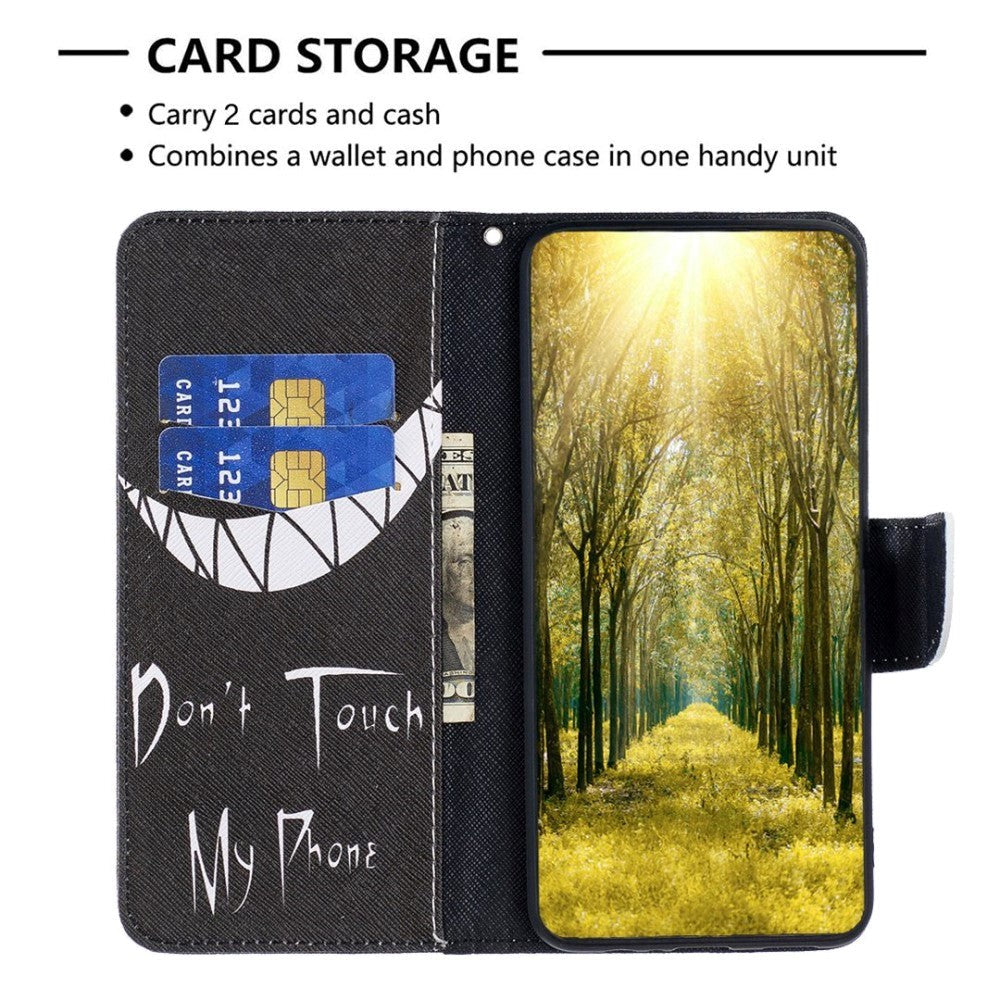 Samsung Galaxy S23 Ultra Flip Case m. Wallet - Don't Touch My Phone