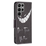 Samsung Galaxy S23 Ultra Flip Case m. Wallet - Don't Touch My Phone