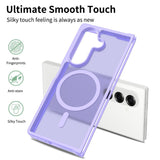 EIDERWOOD Samsung Galaxy Z Fold7 Matte Hybrid Case - MagSafe Compatible - Transparent / Purple