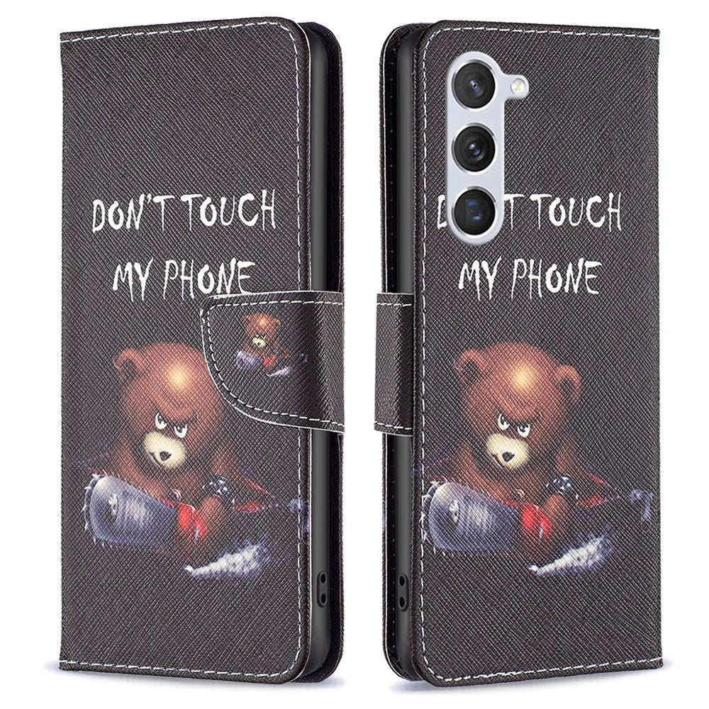 Samsung Galaxy S23 Flip Case m. Wallet - Bear