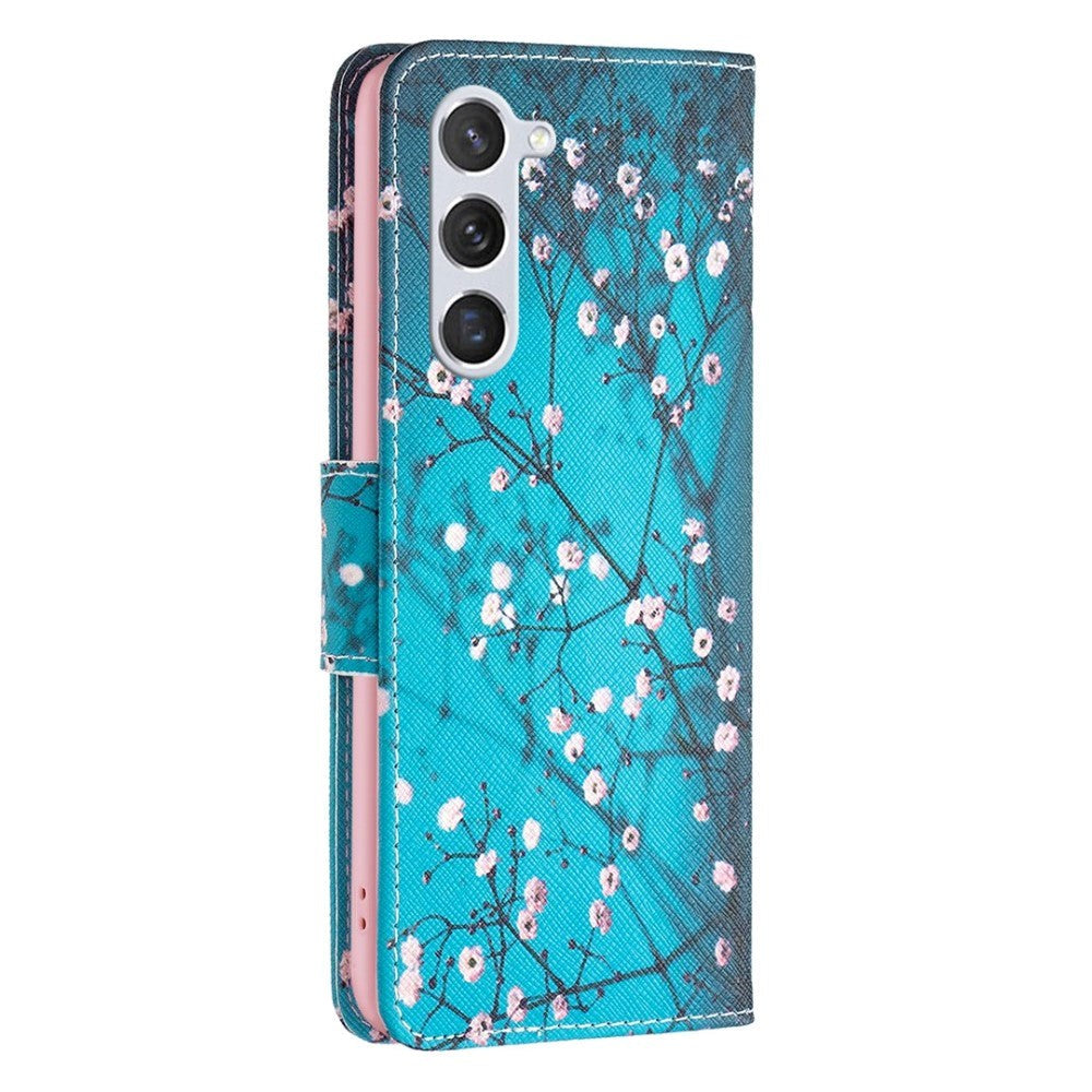 Samsung Galaxy S23 Flip Case m. Wallet - Flowers