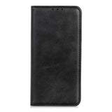 Samsung Galaxy S23 Magnetic Leather Flip Case w. Wallet - Black