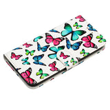 EIDERWOOD iPhone 17 Faux Leather Case with Wallet & Strap - Butterflies
