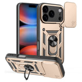 EIDERWOOD iPhone 17 Pro Hybrid Craftsman Case with Kickstand & Cam Slider - Gold