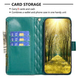 Samsung Galaxy S23 Faux Leather Case w. Built-in Wallet and Kickstand - Green