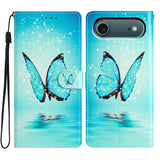 EIDERWOOD iPhone Air Faux Leather Case with Wallet & Strap - Butterfly