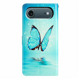 EIDERWOOD iPhone Air Faux Leather Case with Wallet & Strap - Butterfly