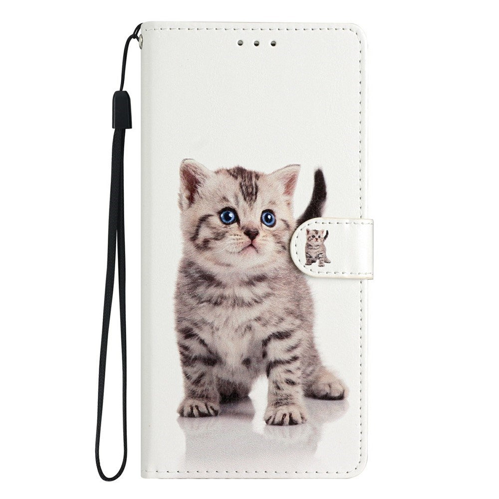 EIDERWOOD iPhone Air Faux Leather Case with Wallet & Strap - Kitten