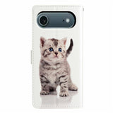 EIDERWOOD iPhone Air Faux Leather Case with Wallet & Strap - Kitten