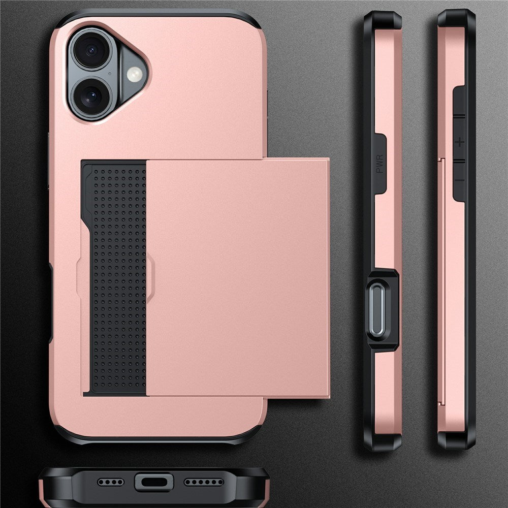 EIDERWOOD iPhone 17 Hybrid Case with Card Holder - Black