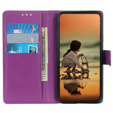 EIDERWOOD Honor 400 Pro Faux Leather Flip Case with Cardholder & Stand Function - Purple