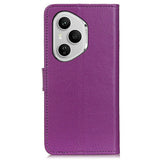 EIDERWOOD Honor 400 Pro Faux Leather Flip Case with Cardholder & Stand Function - Purple