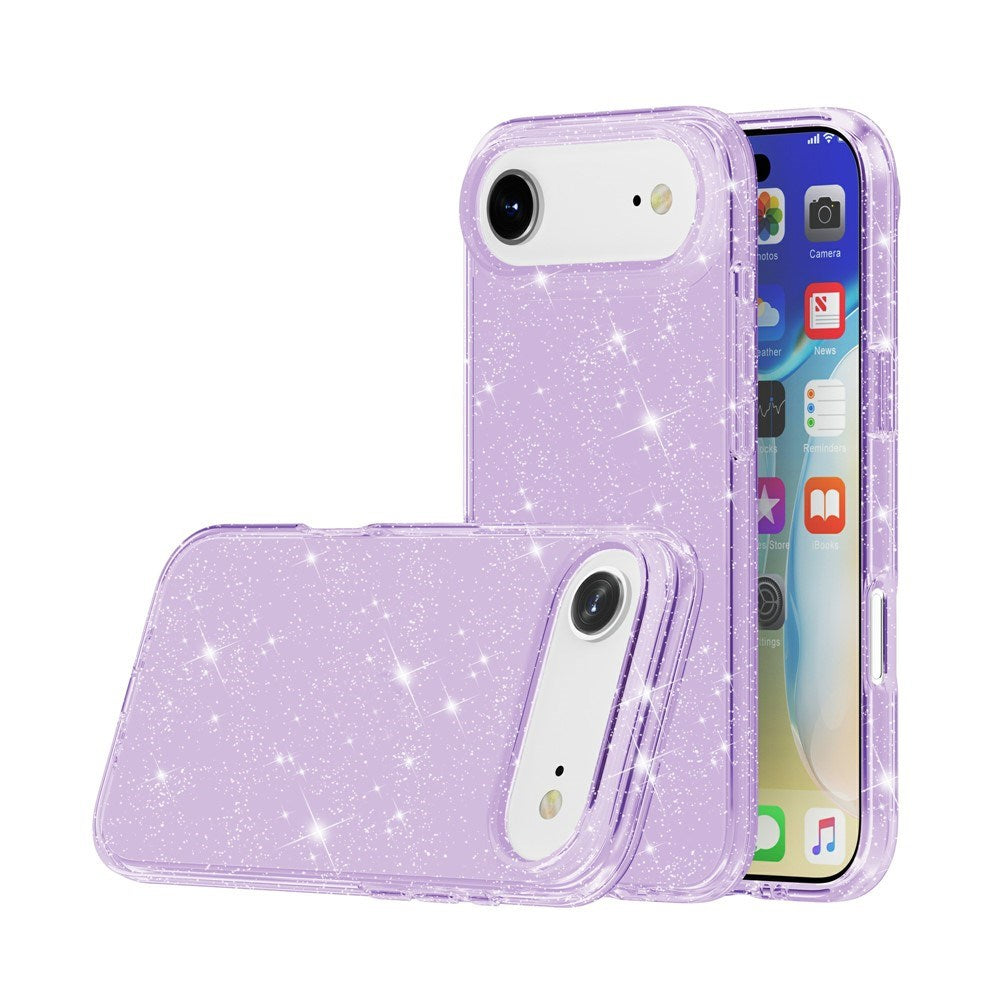 EIDERWOOD iPhone Air Hybrid Plastic Case - Purple Glitter
