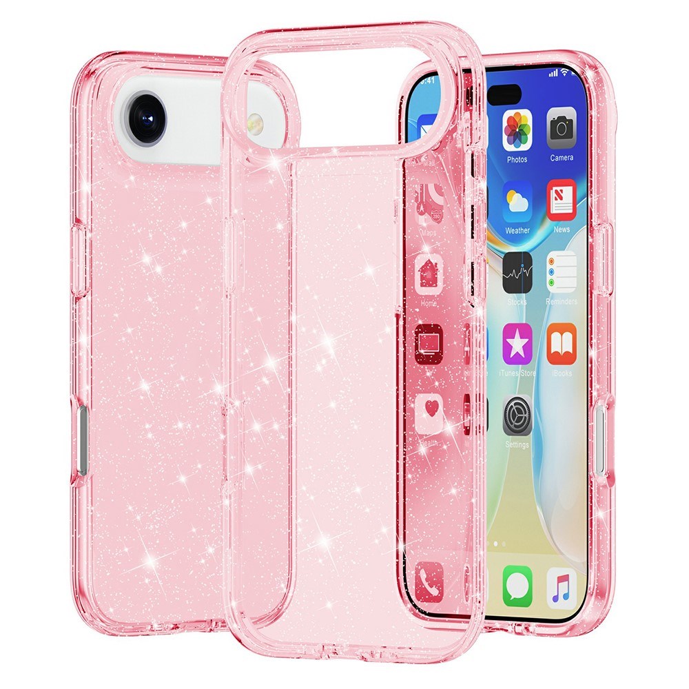 EIDERWOOD iPhone Air Hybrid Plastic Case - Pink Glitter