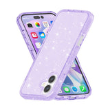 EIDERWOOD iPhone 17 Hybrid Plastic Case - Purple Glitter