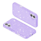 EIDERWOOD iPhone 17 Hybrid Plastic Case - Purple Glitter