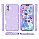EIDERWOOD iPhone 17 Hybrid Plastic Case - Purple Glitter