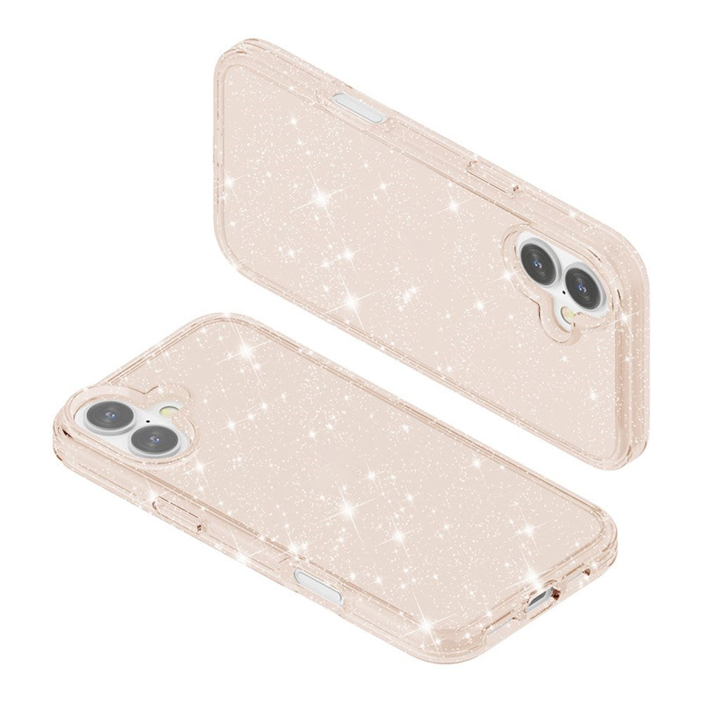 EIDERWOOD iPhone 17 Hybrid Plastic Case - Gold Glitter