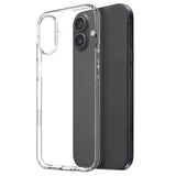 NORTHJO iPhone 17 2-in-1 Protection Set with Flexible Plastic Case & Tempered Screen Protector Glass - Transparent