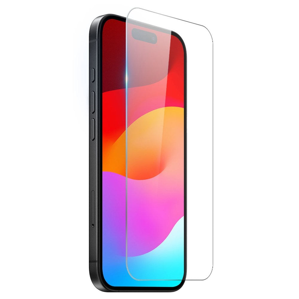 NORTHJO iPhone Air 2-in-1 Protection Set with Flexible Plastic Case & Tempered Screen Protector Glass - Transparent