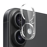 NORTHJO iPhone 17 3-in-1 Protection Set with Shock-Absorbing Flexible Plastic Case / Tempered Screen Protector Glass / Camera Lens Protector Glass - Transparent