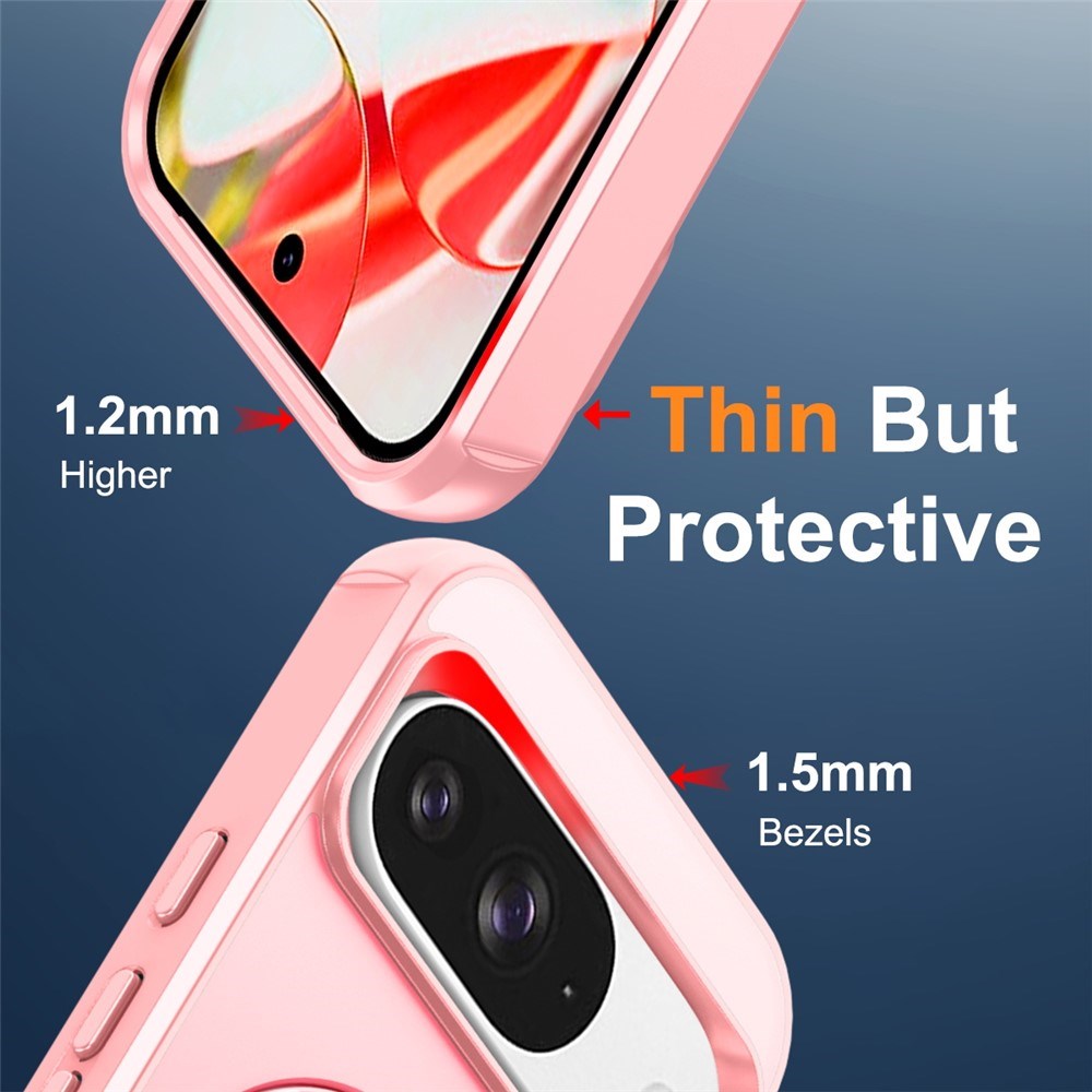 EIDERWOOD Google Pixel 10 / 10 Pro / 9 / 9 Pro Hybrid Case with Kickstand - MagSafe Compatible - Rosa