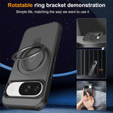 EIDERWOOD Google Pixel 10 / 10 Pro / 9 / 9 Pro Hybrid Case with Kickstand - MagSafe Compatible - Black