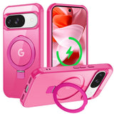 EIDERWOOD Google Pixel 10 / 10 Pro / 9 / 9 Pro Hybrid Case with Kickstand - MagSafe Compatible - Pink