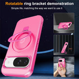 EIDERWOOD Google Pixel 10 / 10 Pro / 9 / 9 Pro Hybrid Case with Kickstand - MagSafe Compatible - Pink