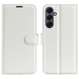 EIDERWOOD Samsung Galaxy A17 (5G) Litchi Faux Leather Wallet Case - White
