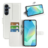 EIDERWOOD Samsung Galaxy A17 (5G) Litchi Faux Leather Wallet Case - White