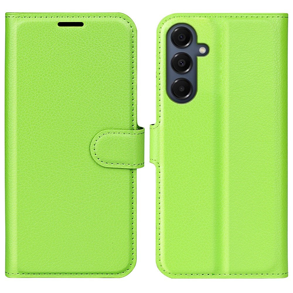 EIDERWOOD Samsung Galaxy A17 (5G) Litchi Faux Leather Wallet Case - Green
