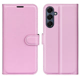 EIDERWOOD Samsung Galaxy A17 (5G) Litchi Faux Leather Wallet Case - Pink