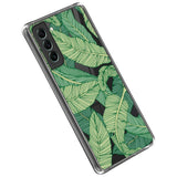 Samsung Galaxy S23 Plastic Transparent Case w. Motive - Jungle Theme