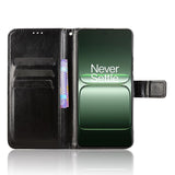 EIDERWOOD OnePlus Nord CE5 Faux Leather Flip Case with Strap - Black