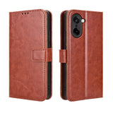 EIDERWOOD OnePlus Nord CE5 Faux Leather Flip Case with Strap - Brown