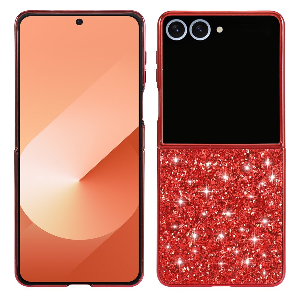 EIDERWOOD Samsung Galaxy Z Flip7 Glitter Case - Red