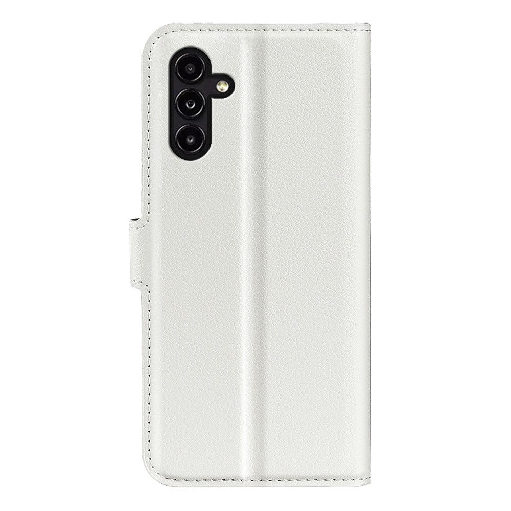 Samsung Galaxy A14 (5G) PU Litchi Leather Wallet Case - White