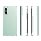 OnePlus Nord CE5 Plastic Case with Shock Absorbing Corners - Transparent