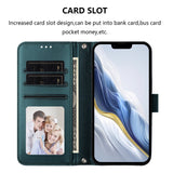 iPhone 18 Pro Max / 17 Pro Max EIDERWOOD Faux Leather Flip Case with Strap - Green
