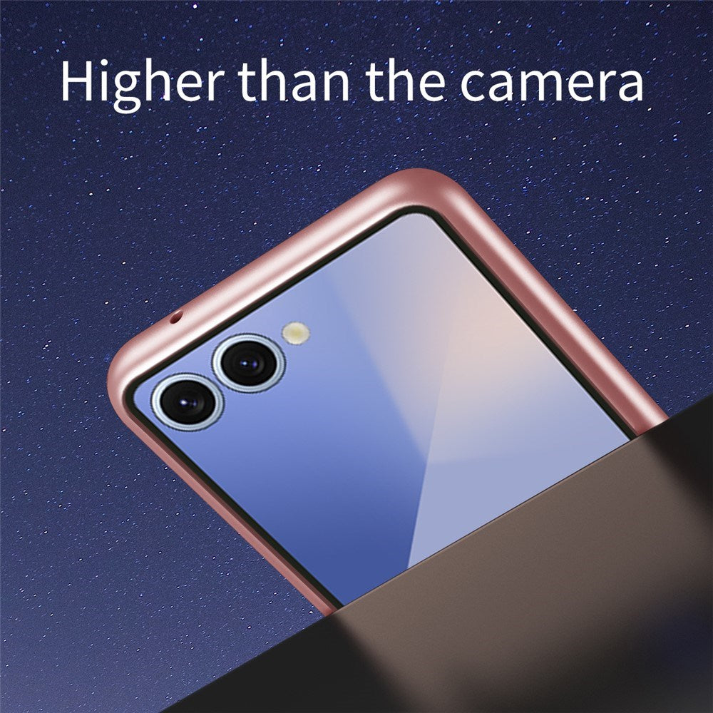 EIDERWOOD Samsung Galaxy Z Flip7 Matte Hard Plastic Case - MagSafe Compatible - Blue