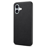 EIDERWOOD iPhone 17 Hybrid Plastic Case with Leather Texture - Black
