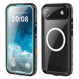 EIDERWOOD iPhone Air Waterproof Craftsman Case with Screen Protector & Strap - MagSafe Compatible - Black