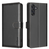 EIDERWOOD Samsung Galaxy S25 FE Faux Leather Flip Case with Stand Function & Card Holder - Black
