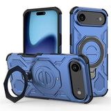 EIDERWOOD iPhone Air Tough Case with Magnetic Kickstand - MagSafe Compatible - Blue
